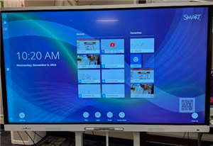 Smartboard within a classroom